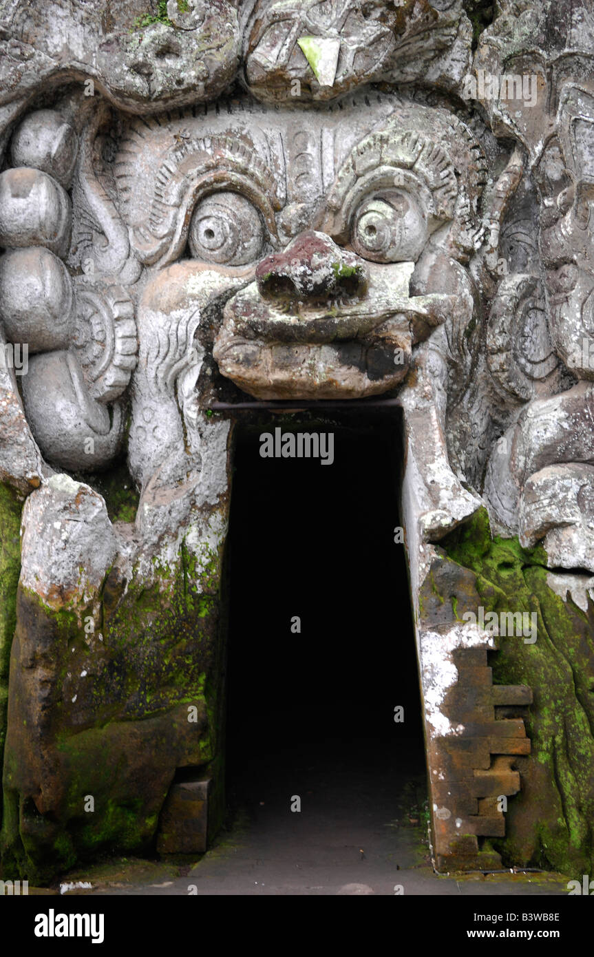 Elephant Cave( Goa Gajah) Hindu Temple, Ubud ,Bali, Indonesia Stock Photo