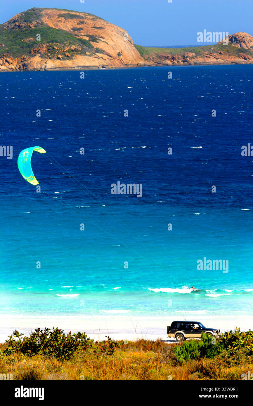 Kite surfing, Lucky Bay Cape Le Grand National Park, Esperance