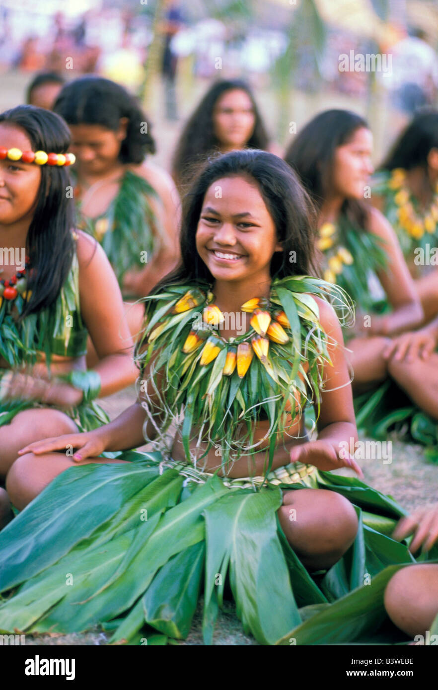 French Polynesia, Marquesas. Nuku Hiva. Stock Photo