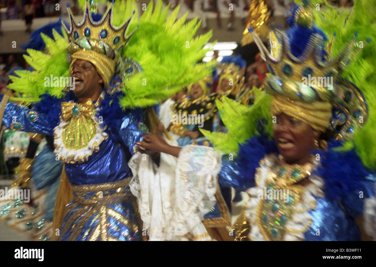 Rio de Janeiro, Brazil. Carnaval in the SambÛdromo. Stock Photo