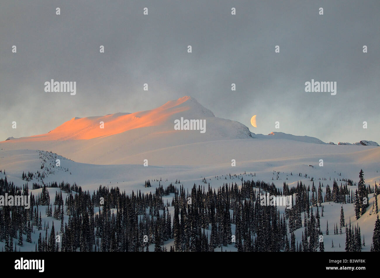 Blanket Glacier, Revelstoke, British Columbia, Canada Stock Photo