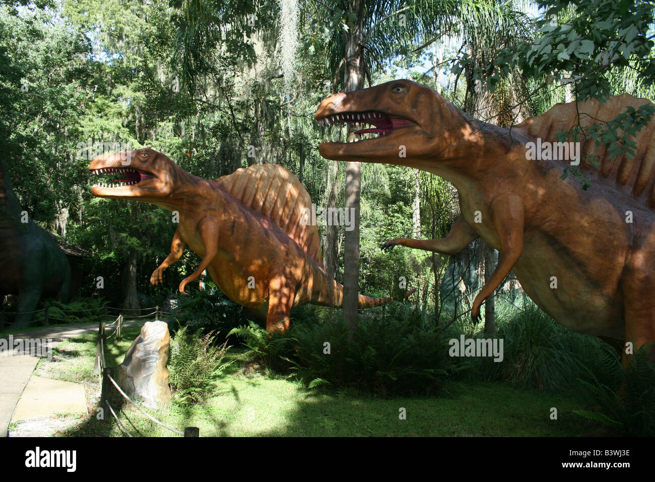 Spinosaurus dinosaur at Dinosaur World, Plant City, FL Stock Photo - Alamy