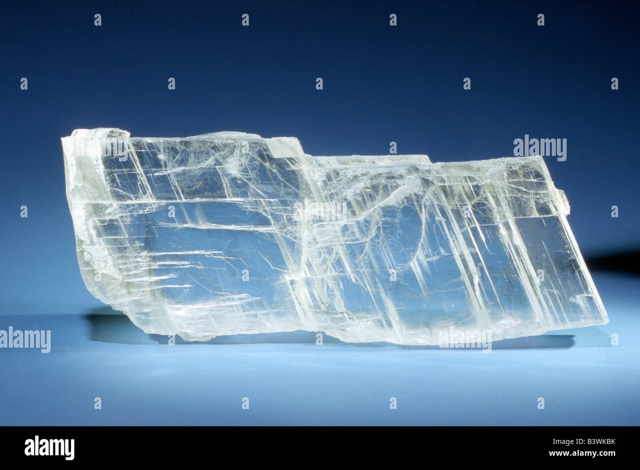 Selenite, studio picture Stock Photo - Alamy