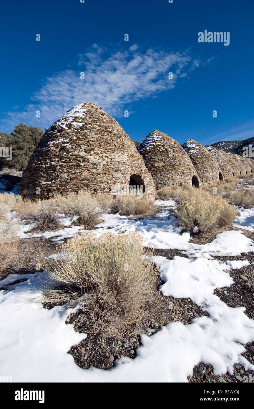 Kilns in a row, Wildrose Charcoal Kilns, Death Valley, Death Valley