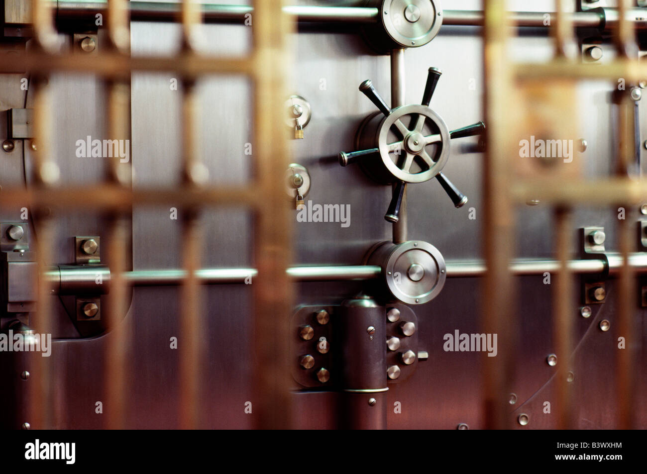 Bank vault Stock Photo