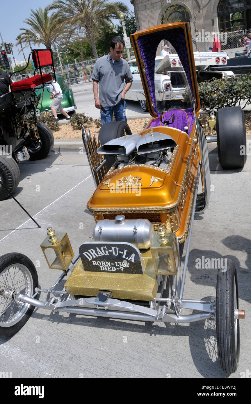 Classic and custom car show in Culver City, California, May 10, 2008 Stock Photo