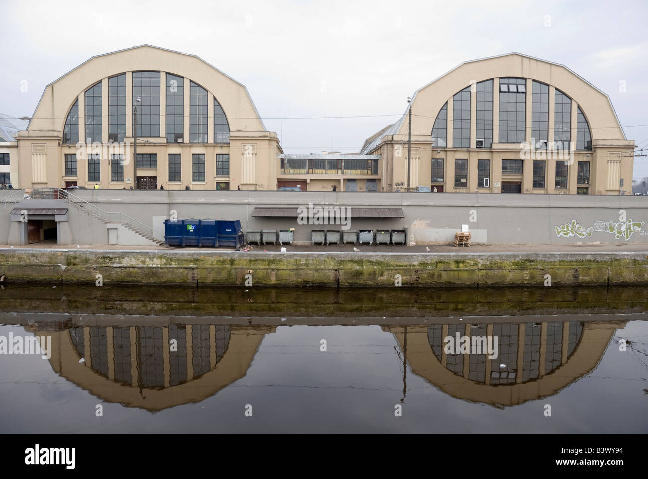 Riga Central Market, Latvia. This is one of the largest markets in ...