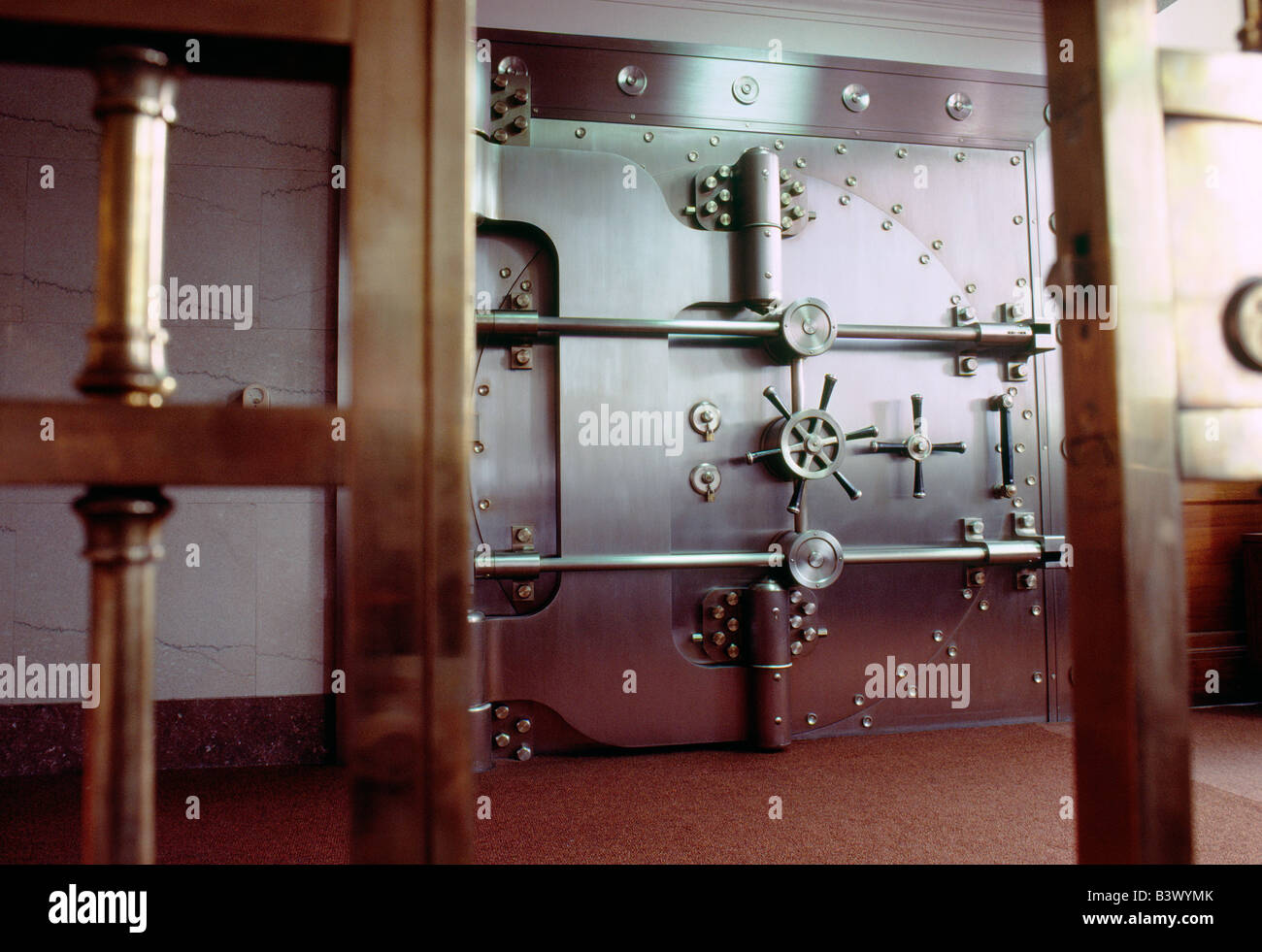 Bank vault Stock Photo