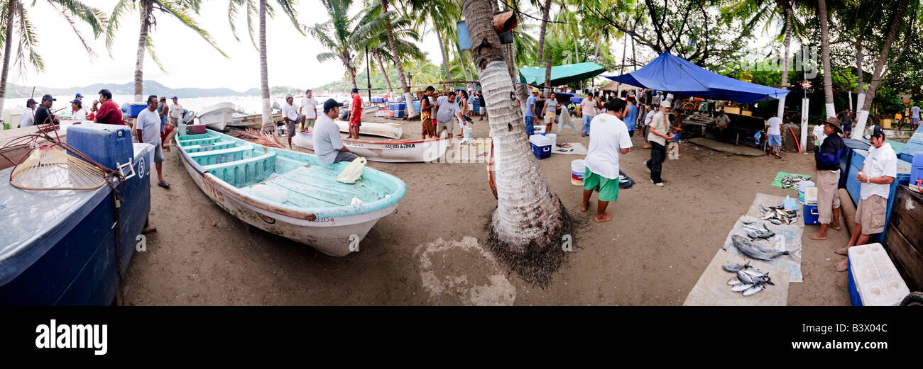 Fish market at Zihuatanejo, Mexico Stock Photo Alamy