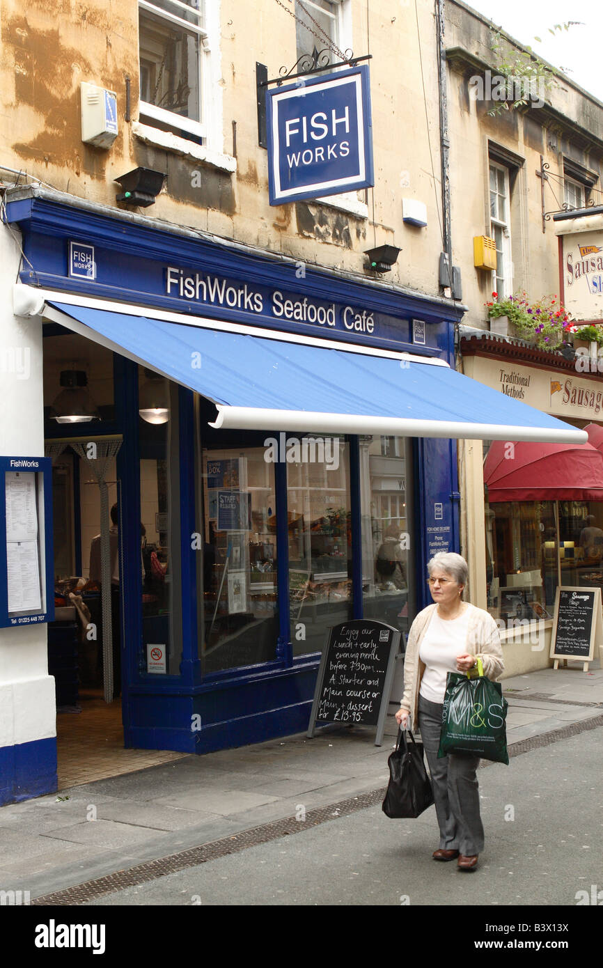 FishWorks Seafood Cafe in Bath England Stock Photo