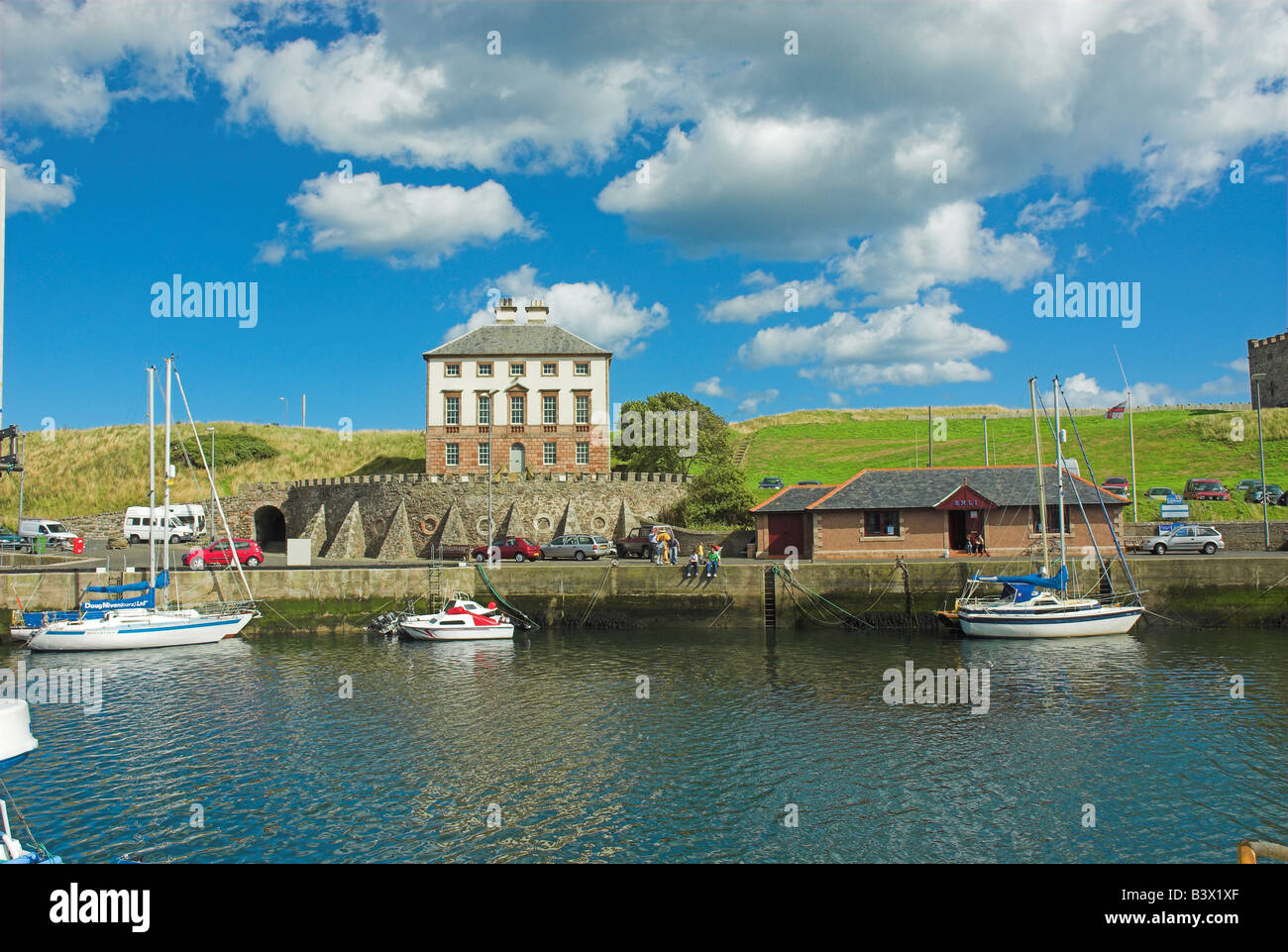 Eyemouth Harbour Scottish Borders Stock Photo Alamy