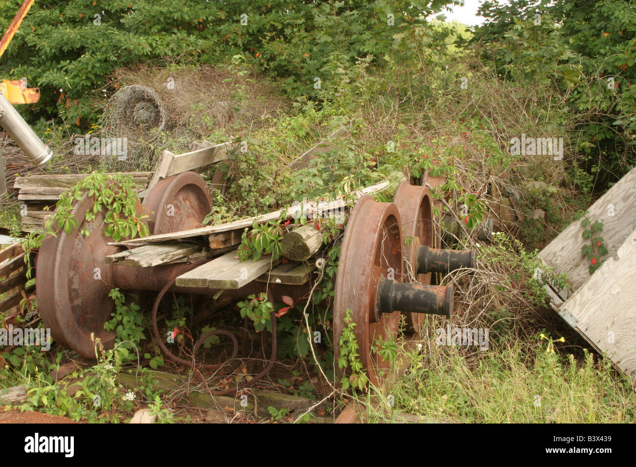 Unused Rusted Rails Rusted rail hi-res stock photography and images - Alamy