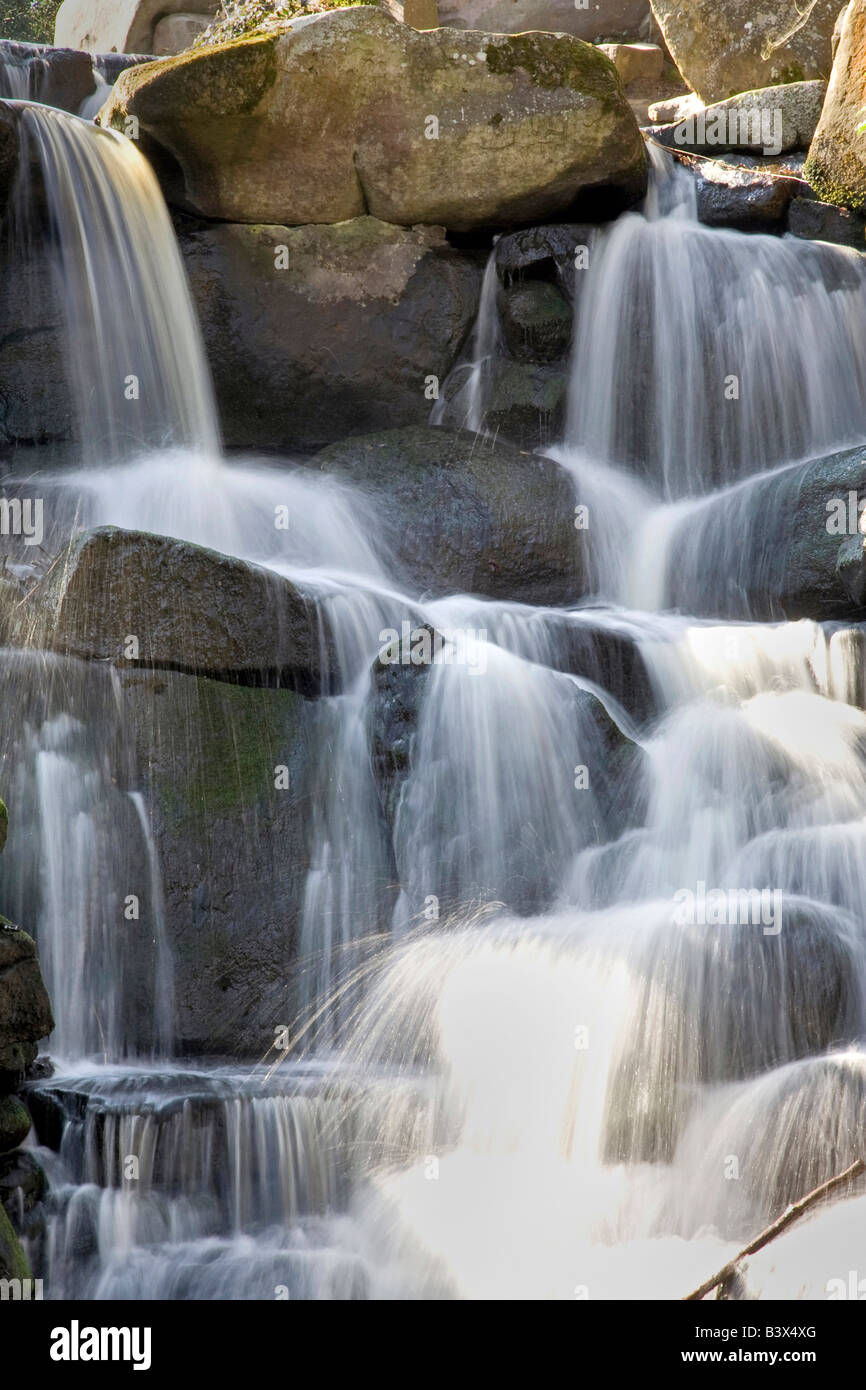 Waterfall Through Rocks Cascade waterfall river hi-res stock photography and images - Alamy
