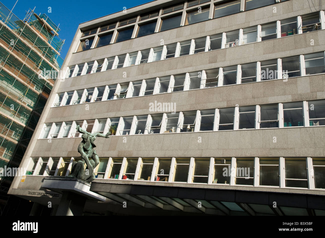 Trades Union Congress building London England UK Stock Photo