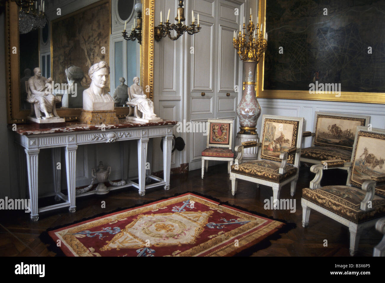 Napoleon Bonaparte bust in Royal Hall COMPIEGNE Royal Palace in
