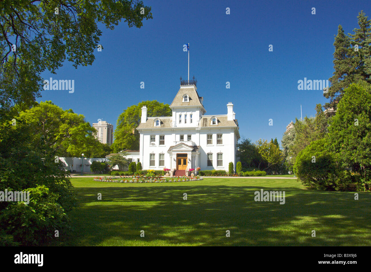 Government House near the Manitoba Legislative buildings in Winnipeg