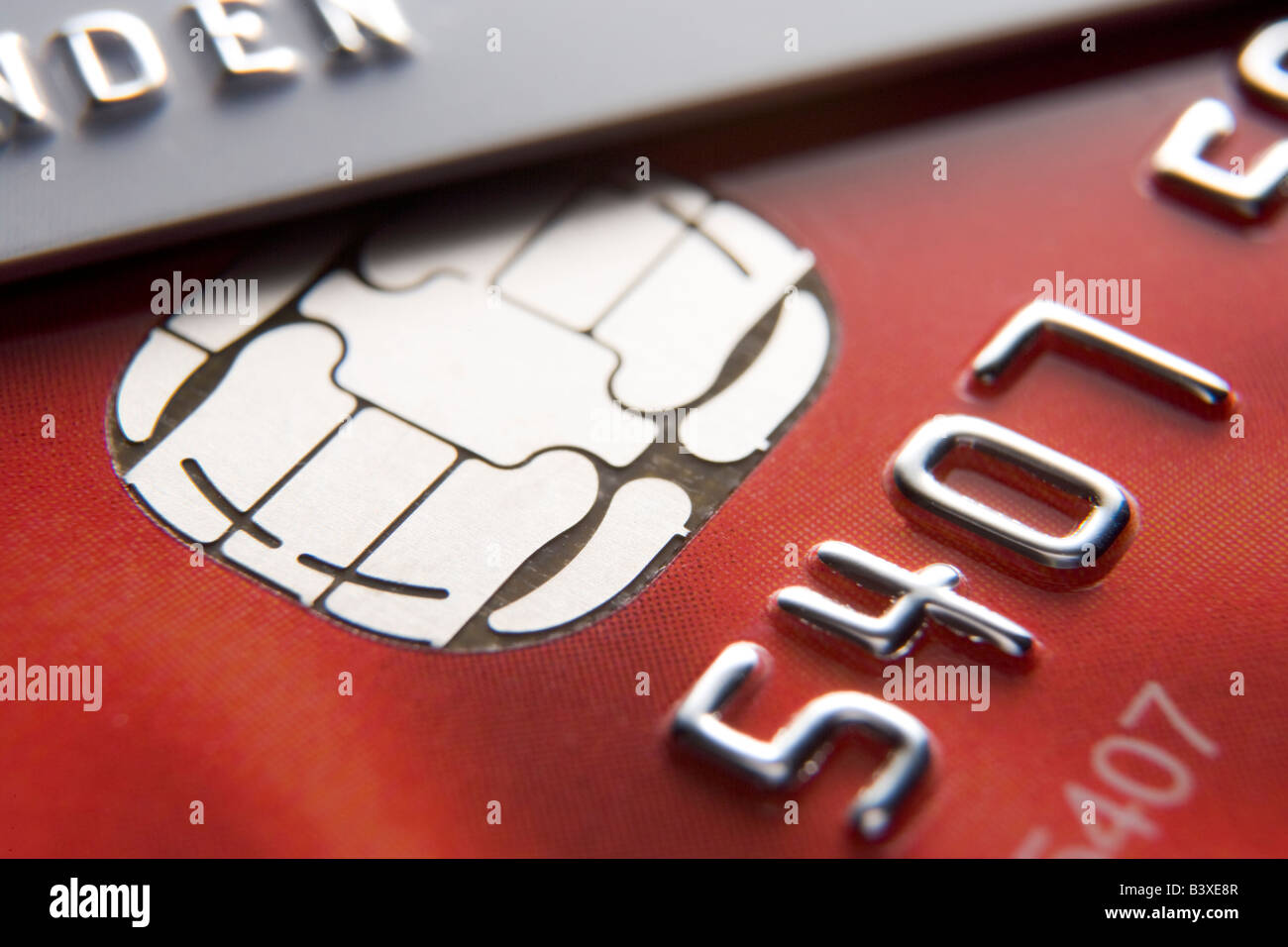Close-Up Of Credit Cards Stock Photo