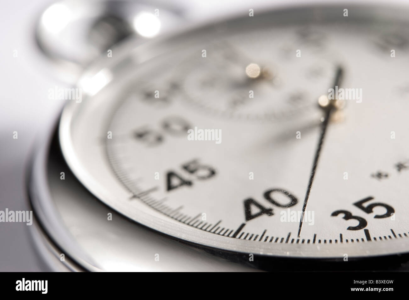 Close-Up Of Stop Watch Stock Photo