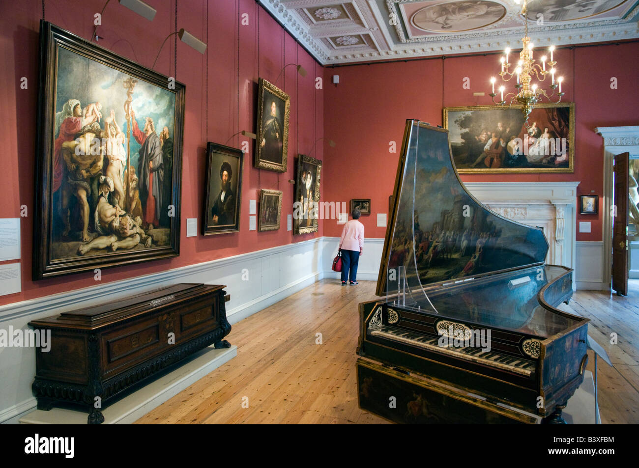 Artworks in the Courtauld Gallery London England UK Stock Photo