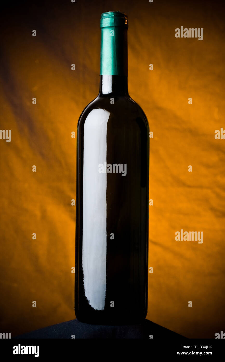 Wine bottle Stock Photo