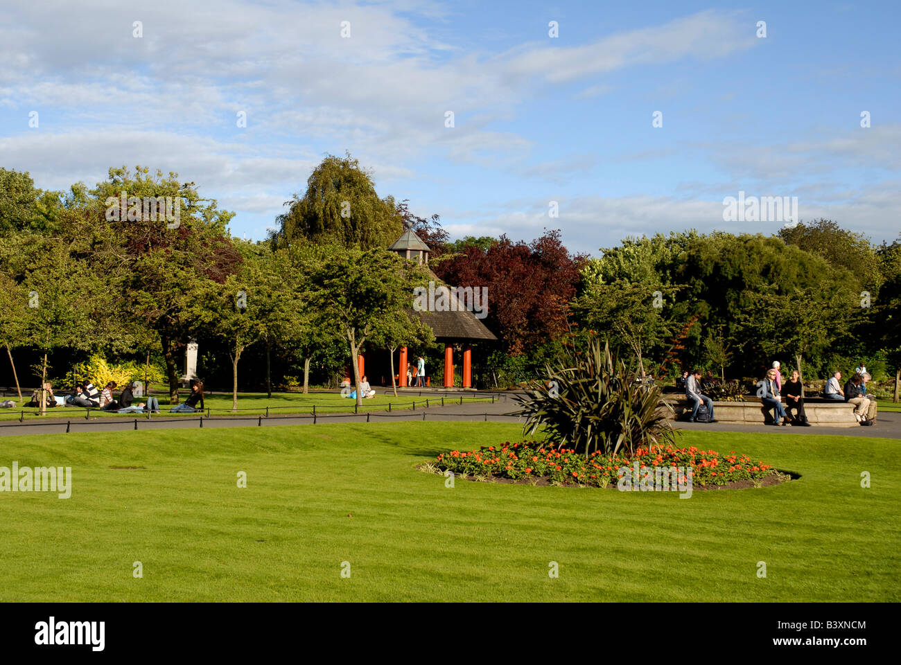 Saint Stephen's Green park, Dublin, Ireland Stock Photo Alamy