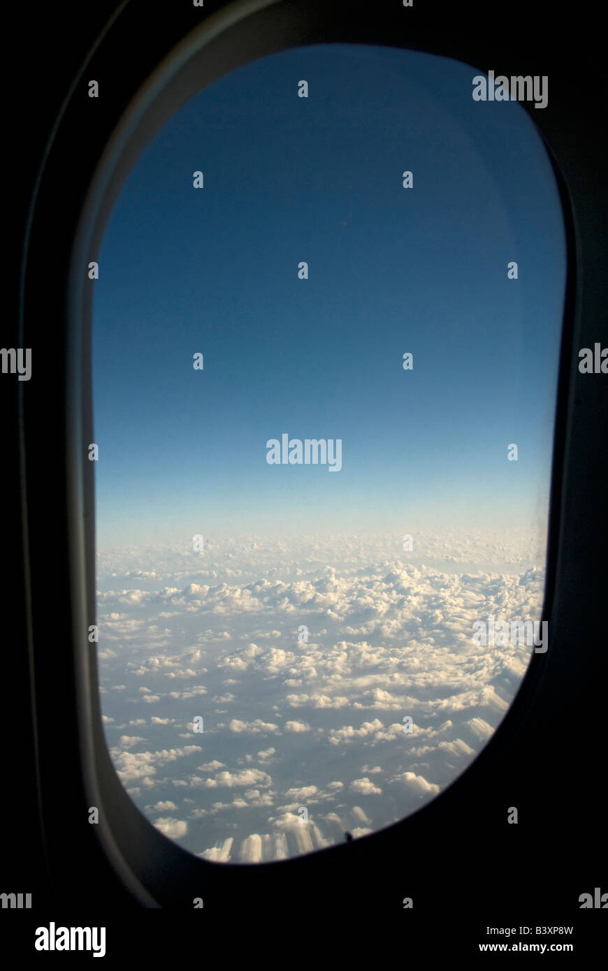 window of an ariplane Stock Photo