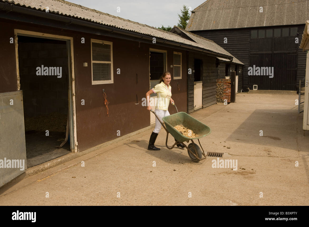 Mucking out stable hires stock photography and images Alamy