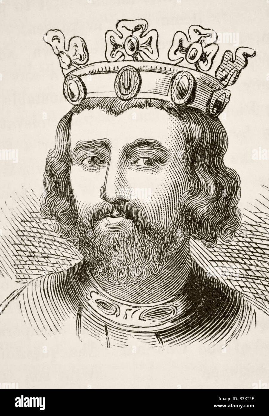 King John of England, 1167 - 1216. Stock Photo