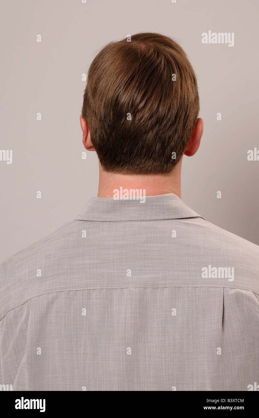 Back Of A Man S Head Stock Photo Alamy Back Of A Man S Head Stock Photo Alamy
