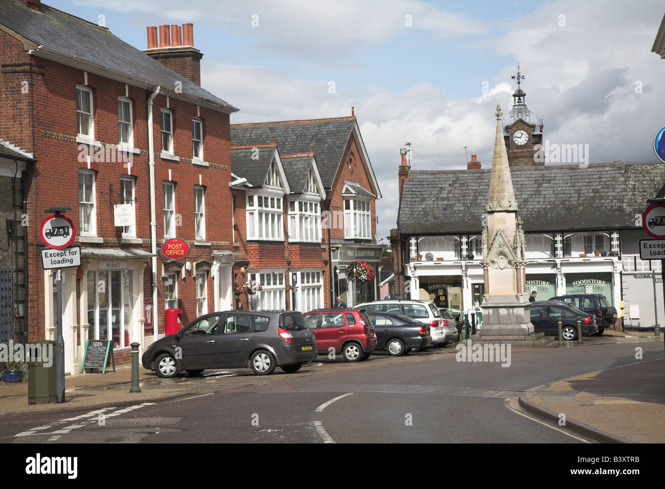 Village centre, Eye, Suffolk, England Stock Photo Alamy