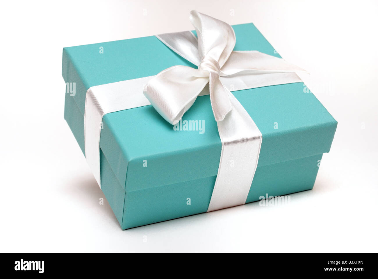 A Tiffany Blue Box (little blue box from Tiffany) from Tiffany & Co., the  famous New York City jewelry company Stock Photo - Alamy