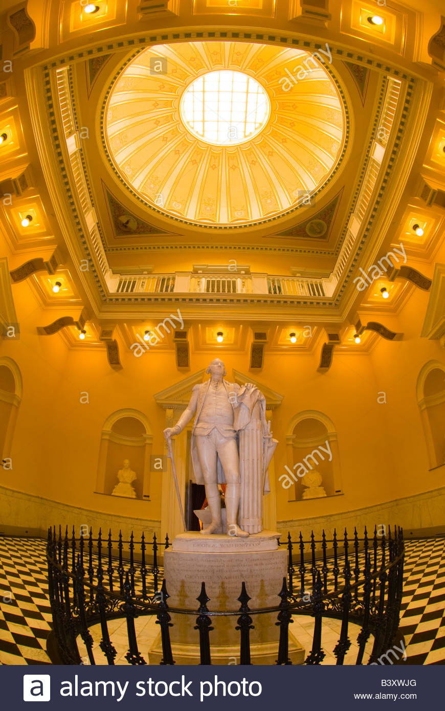 Washington Statue In Capitol High Resolution Stock Photography