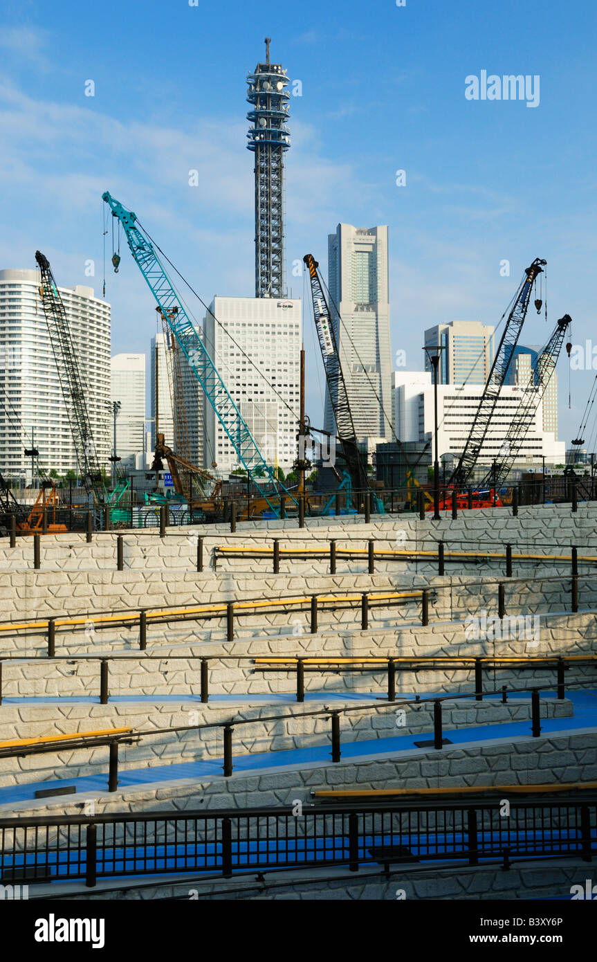 Chuo District New Development Zone, Yokohama JP Stock Photo - Alamy