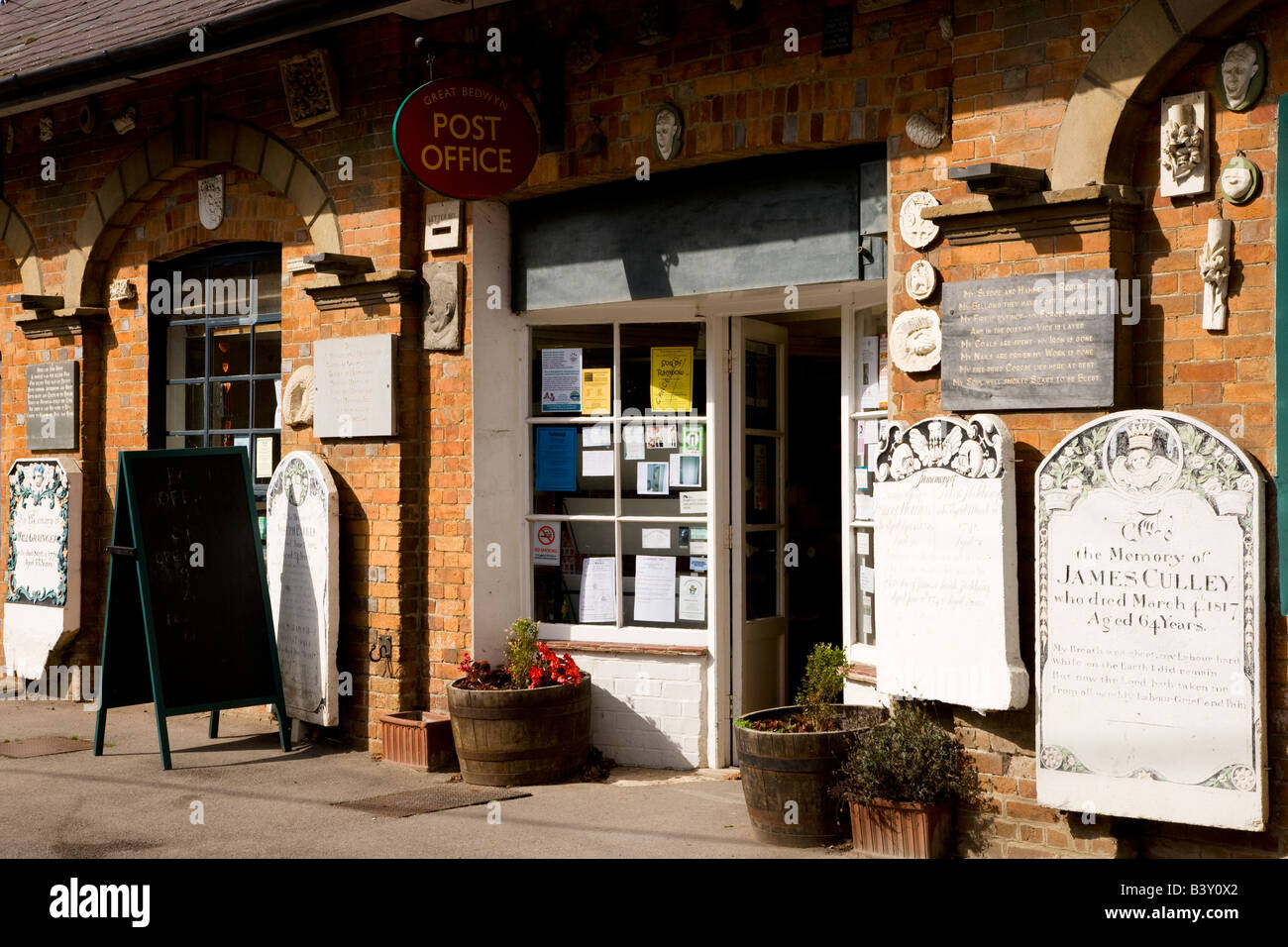 The village Post Office and local store at Great Bedwyn,Wiltshire,England,Great Britain,UK Stock Photo