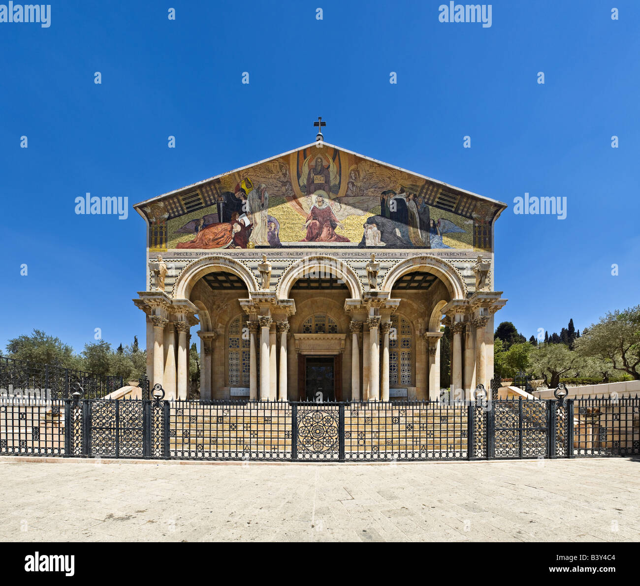 Church of All Nations, Mount of Olives, Jerusalem, Israel Stock Photo