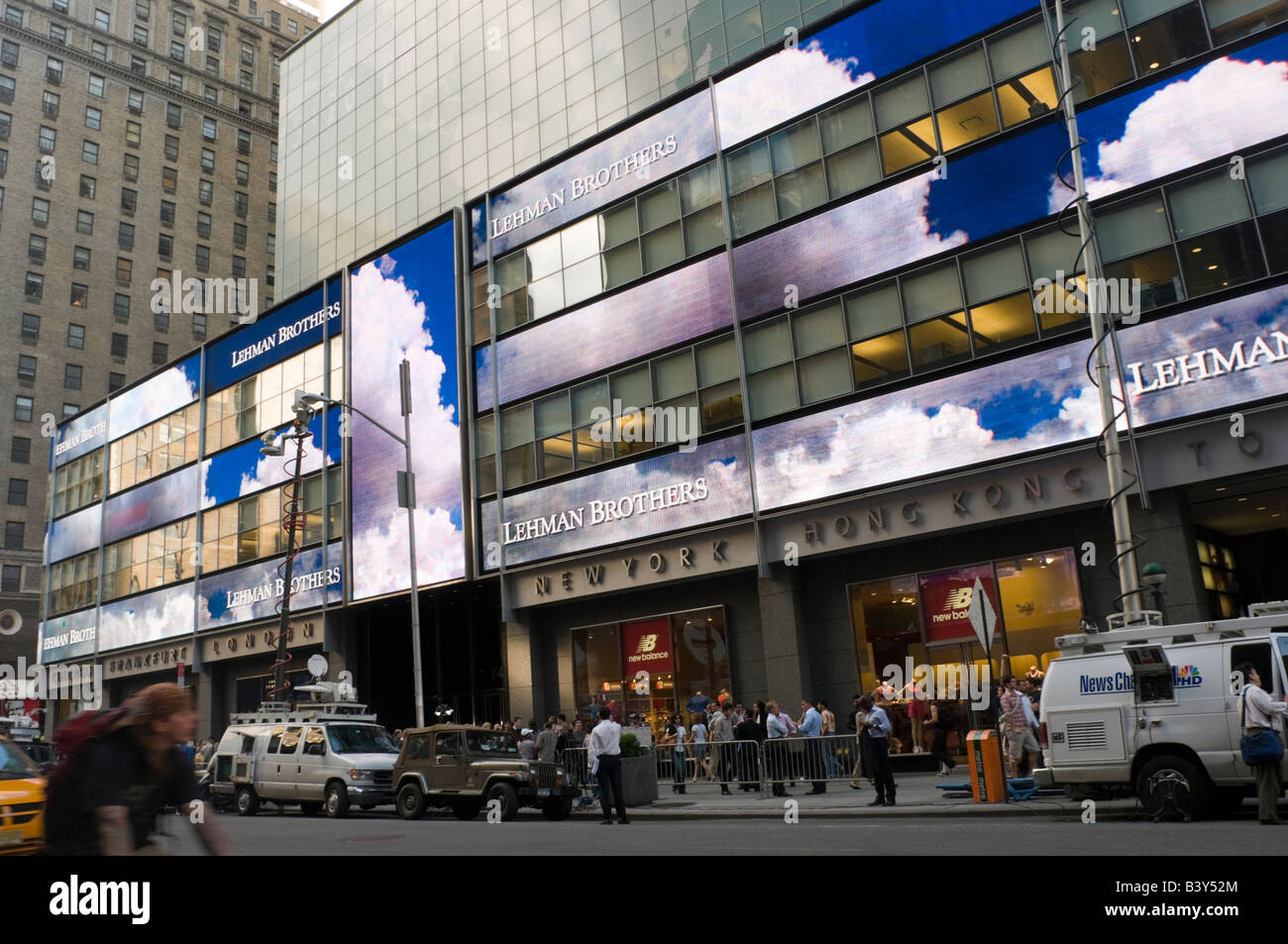 Lehman Brothers world headquarters in Midtown Manhattan Stock Photo Alamy