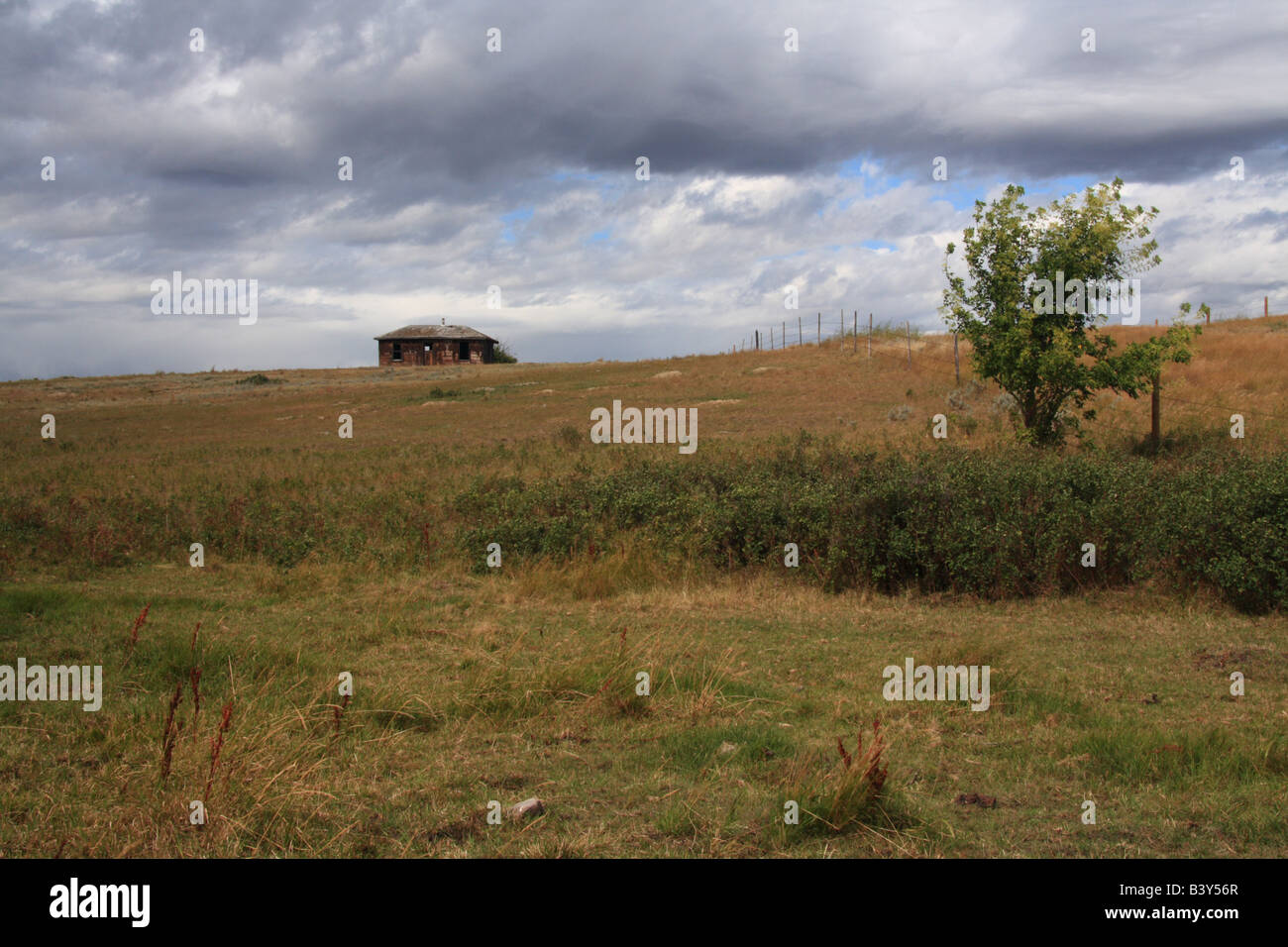 Stormy prairies near Cereal, Alberta Stock Photo Alamy