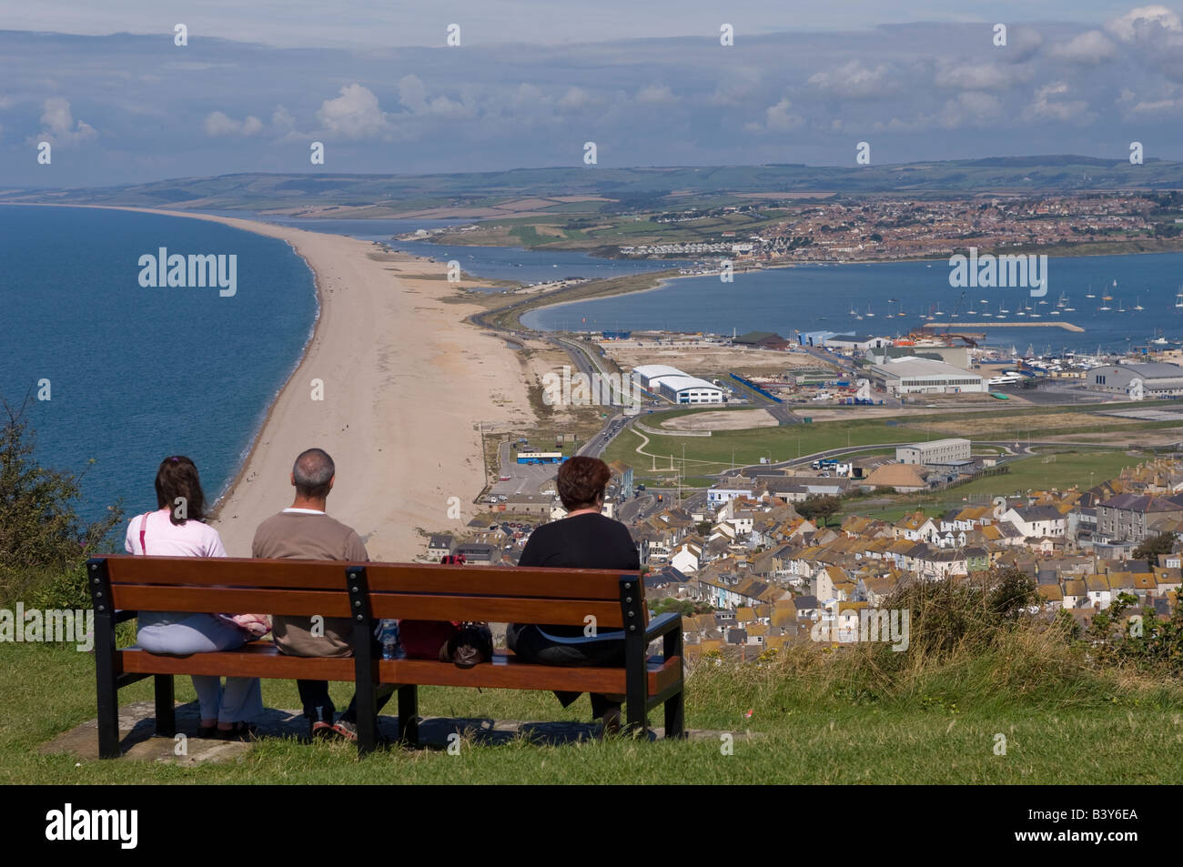 Portland harbour aerial hi-res stock photography and images - Alamy