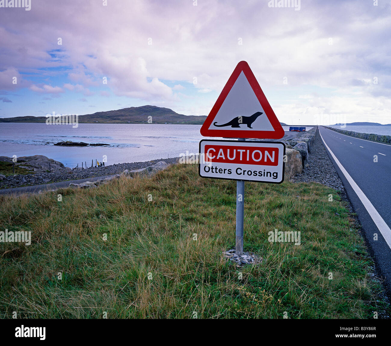 Scotland, Causeway from South Uist to Eriskay Stock Photo