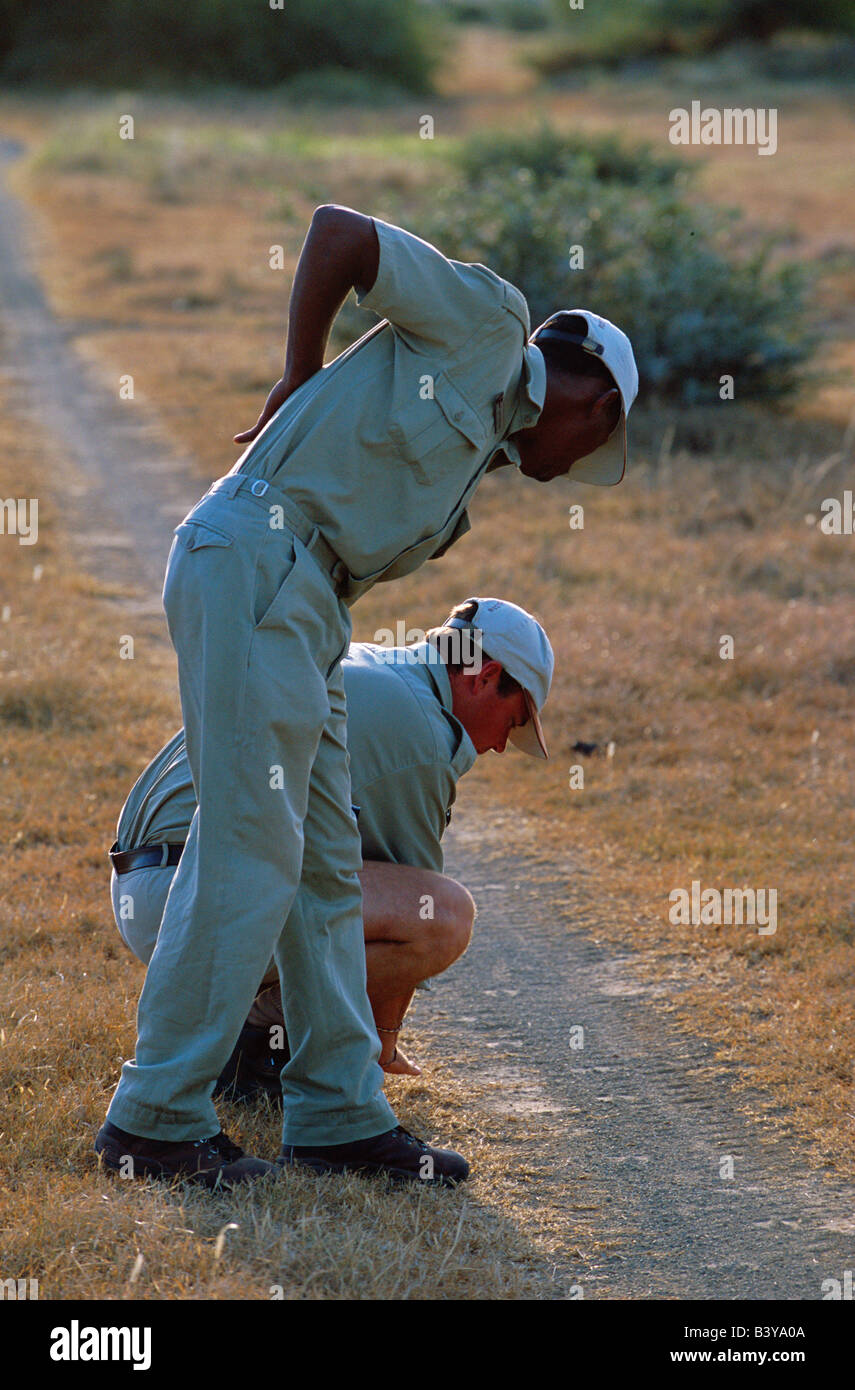 South Africa, Eastern Cape, Kwandwe Private Game Reserve. Ranger and ...