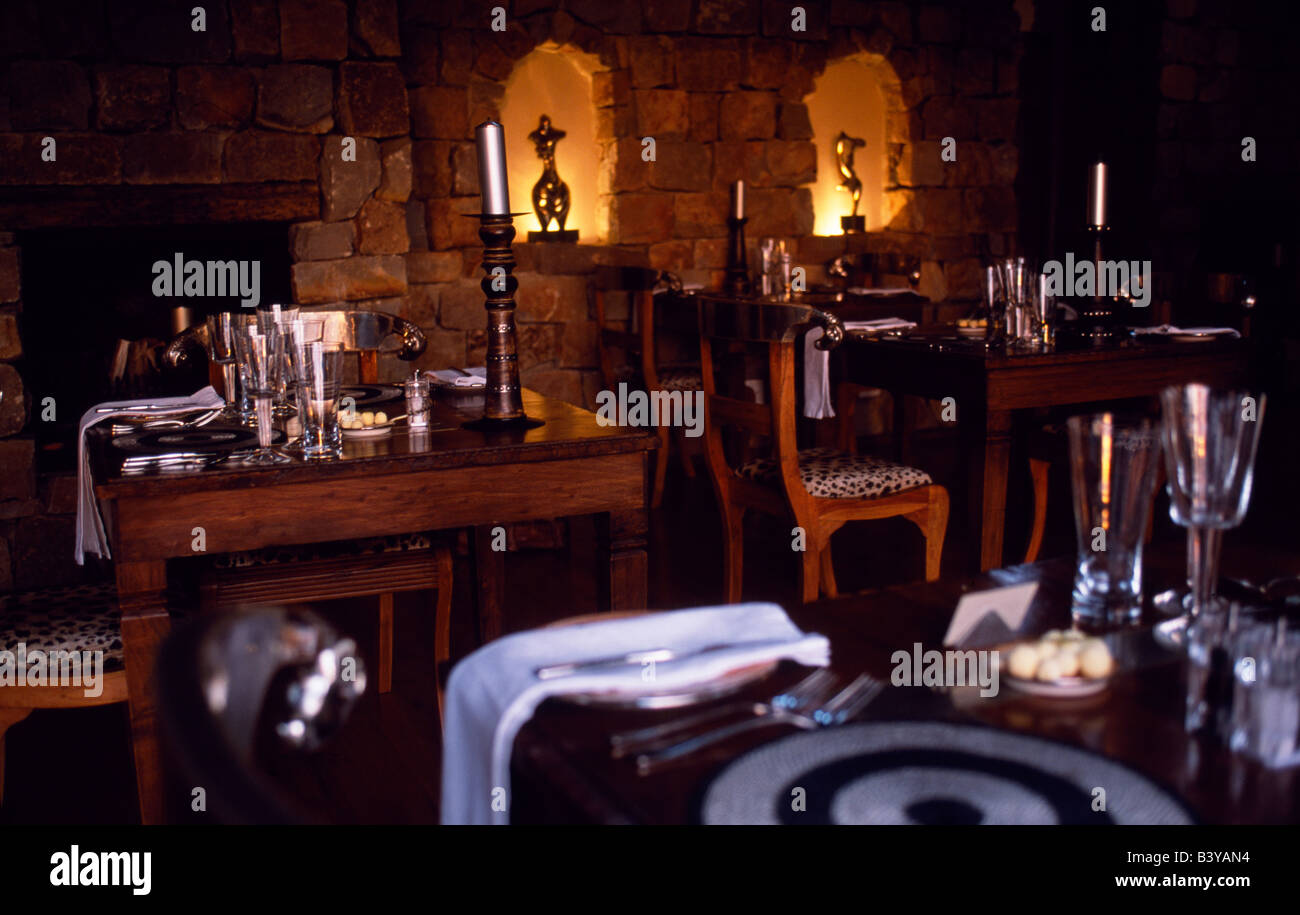 South Africa, Western Cape, Plettenberg Bay. Tsala Treetop Lodge Stock