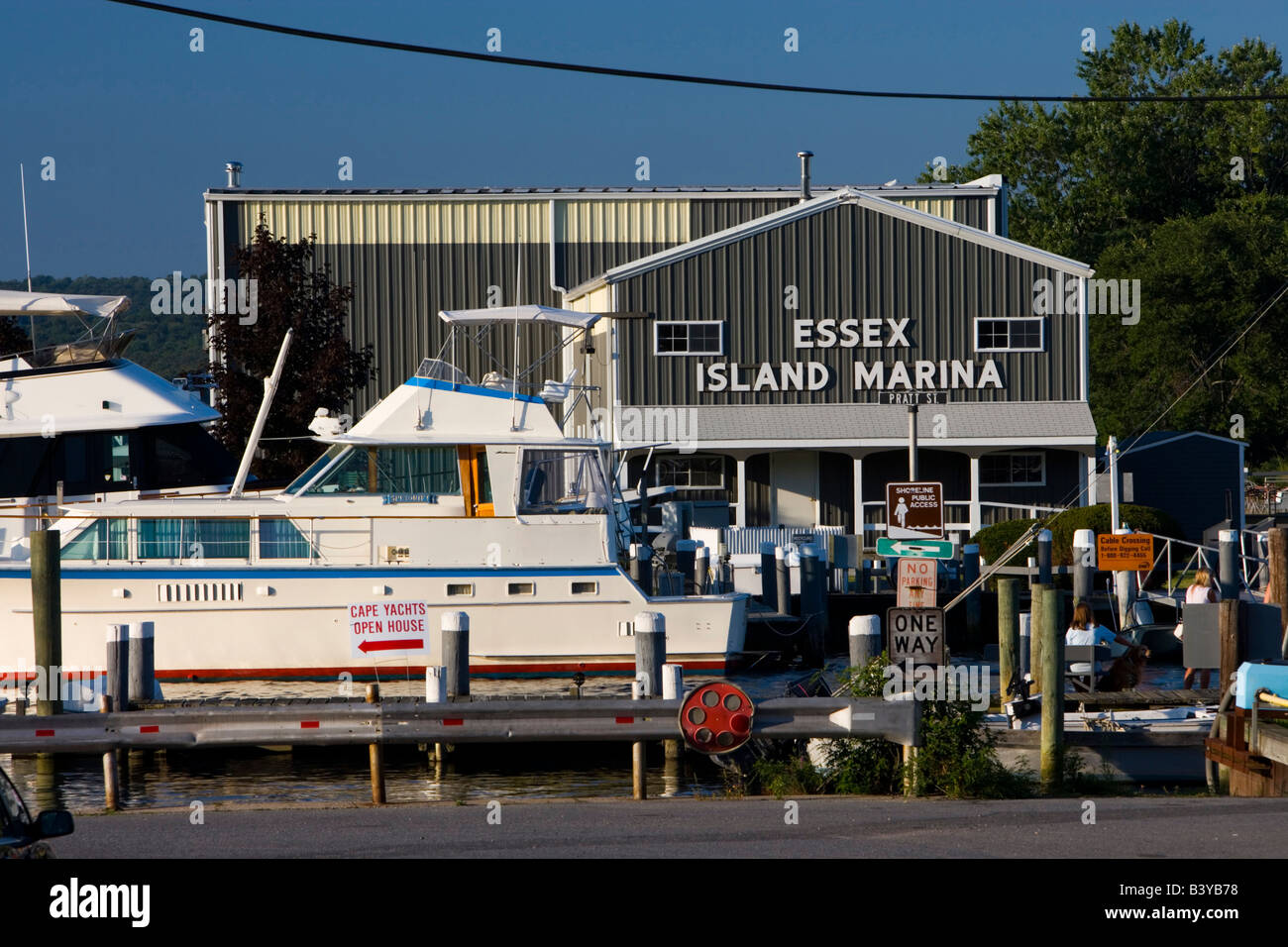 The marina in historic Essex, Connecticut Stock Photo Alamy