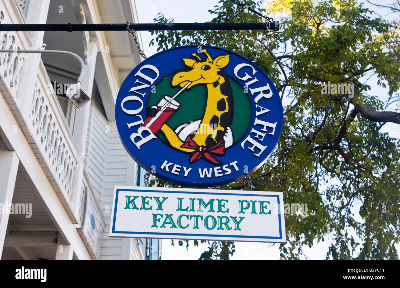 North America, USA, Florida, Key West. Blond Giraffe, 802 Duvall Street