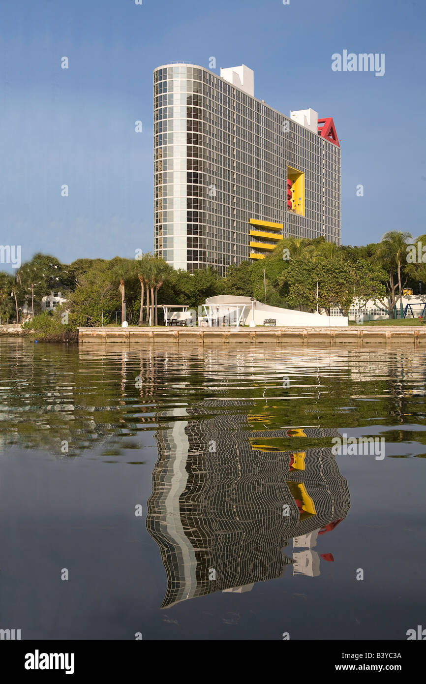 Usa Florida Miami The Atlantis Condominium Designed By Arquitectonica In 19 Stock Photo Alamy