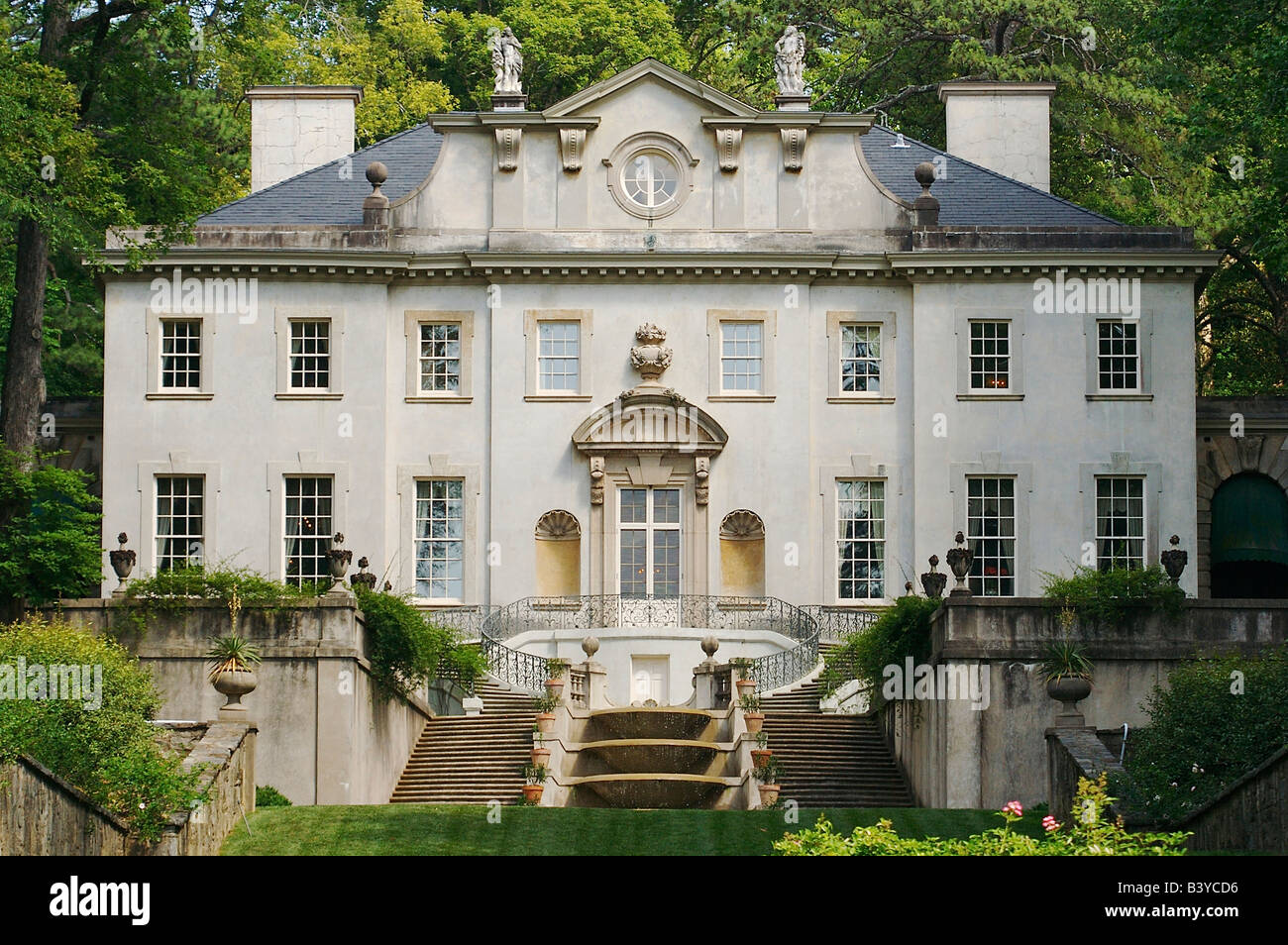 North America Usa Georgia Atlanta The Swan House At The Atlanta Stock Photo Alamy