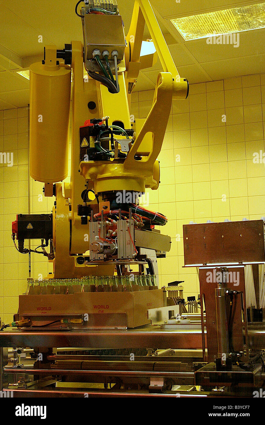North America, USA, Georgia, Atlanta. Machine used in packaging Coke ...