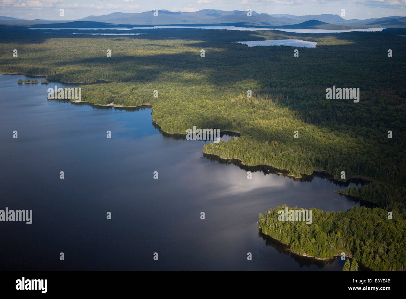 Eastern shore of Indian Pond, Kennebec River, near Greenville, Maine