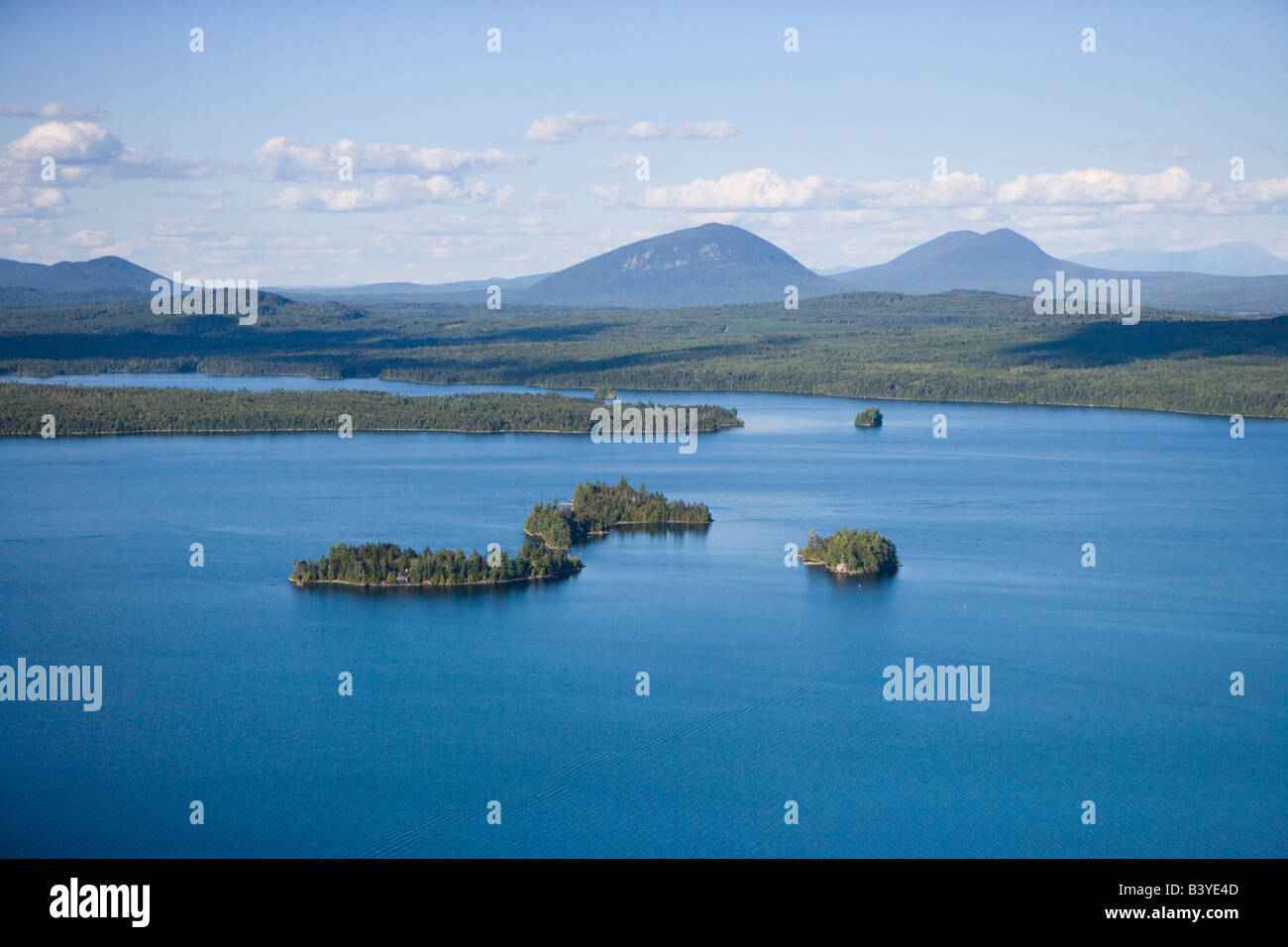 Aerial view moosehead lake maine hires stock photography and images