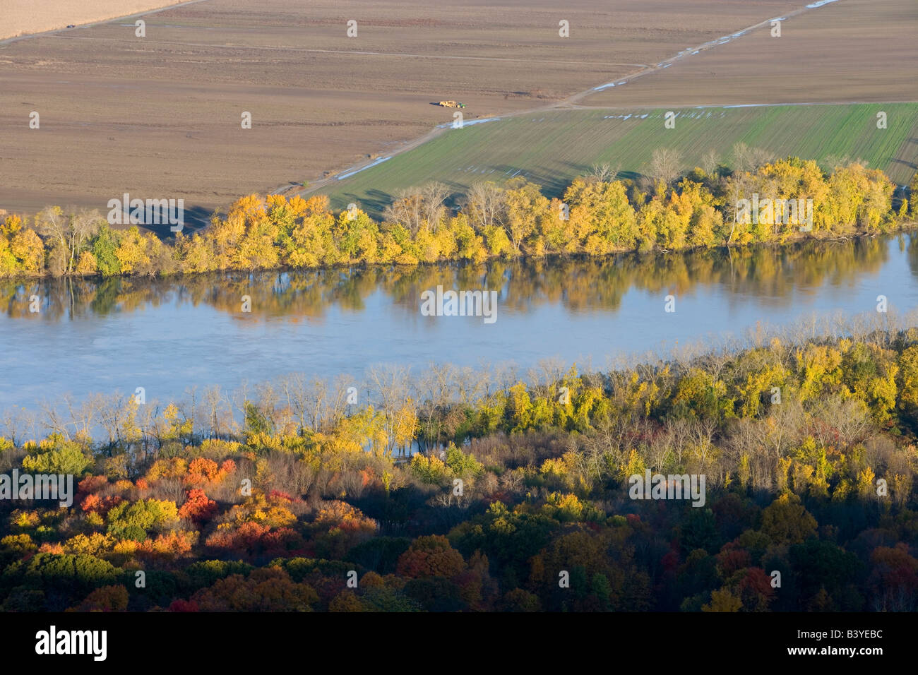 Farms, forest, and the Connecticut River as seen from the Skinner