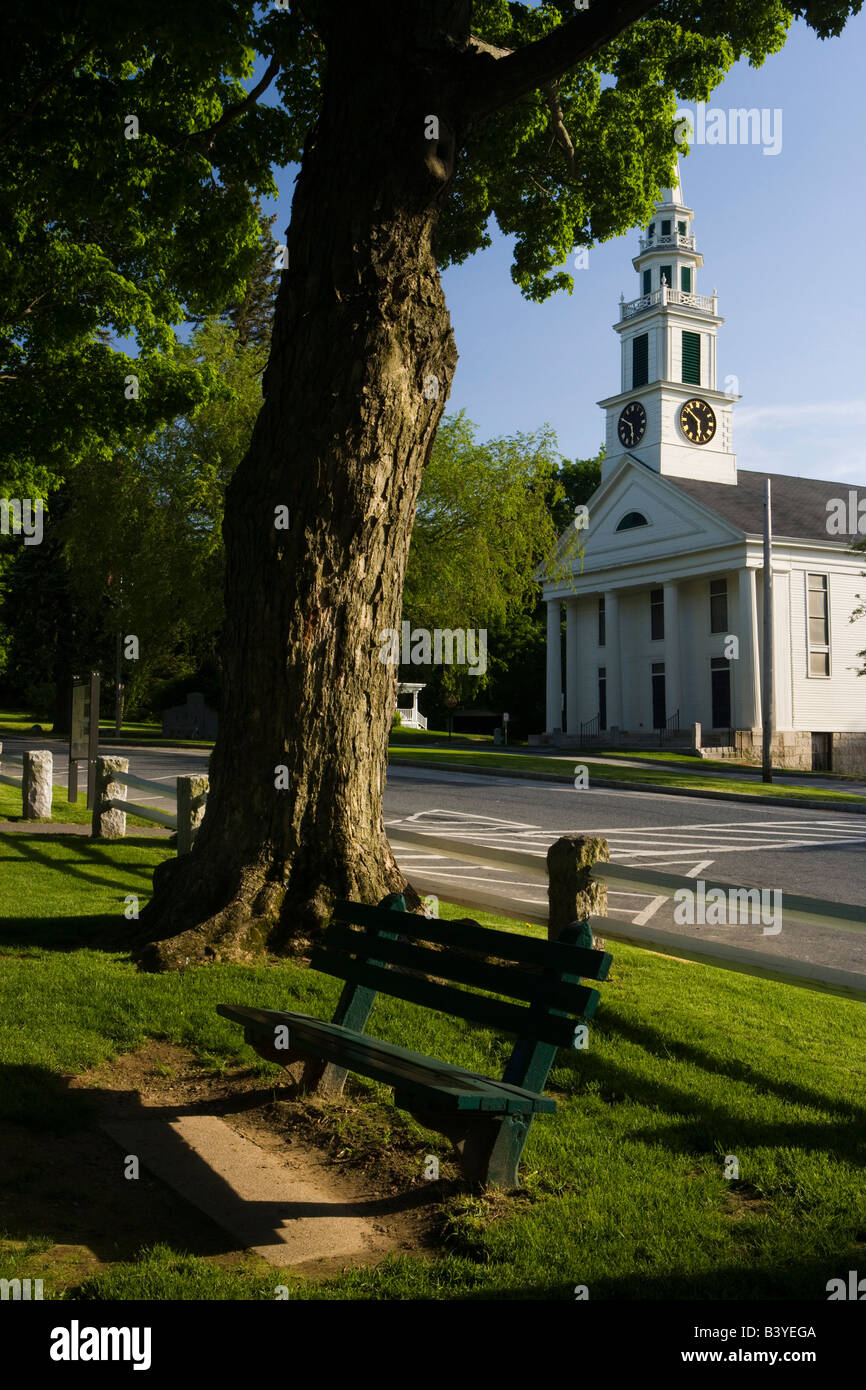 The town common in Grafton, Massachusetts Stock Photo Alamy